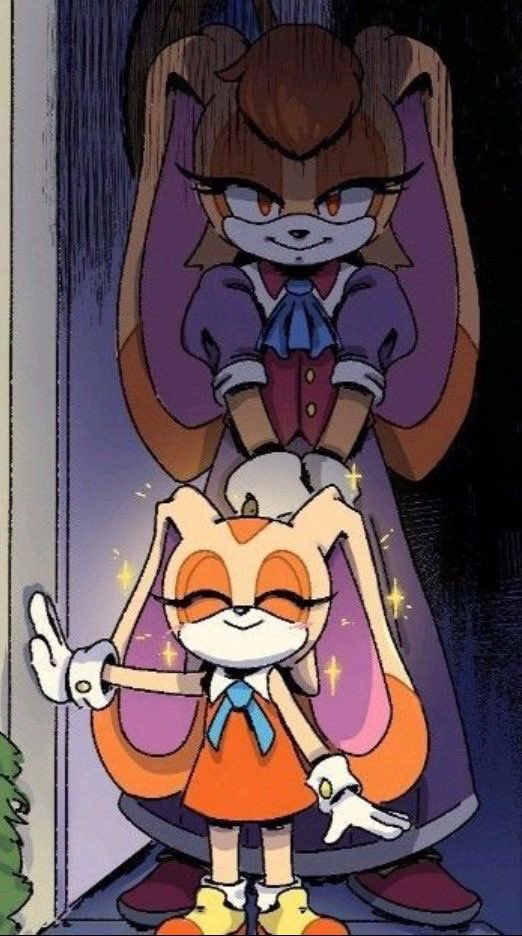 cream the rabbit and vanilla the rabbit (sonic the hedgehog (series) and etc) created by nenafena