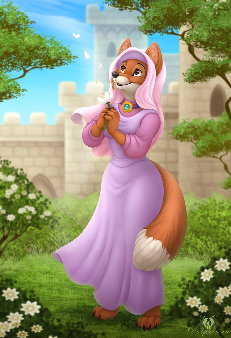 maid marian (robin hood (disney) and etc) created by dolphydolphiana