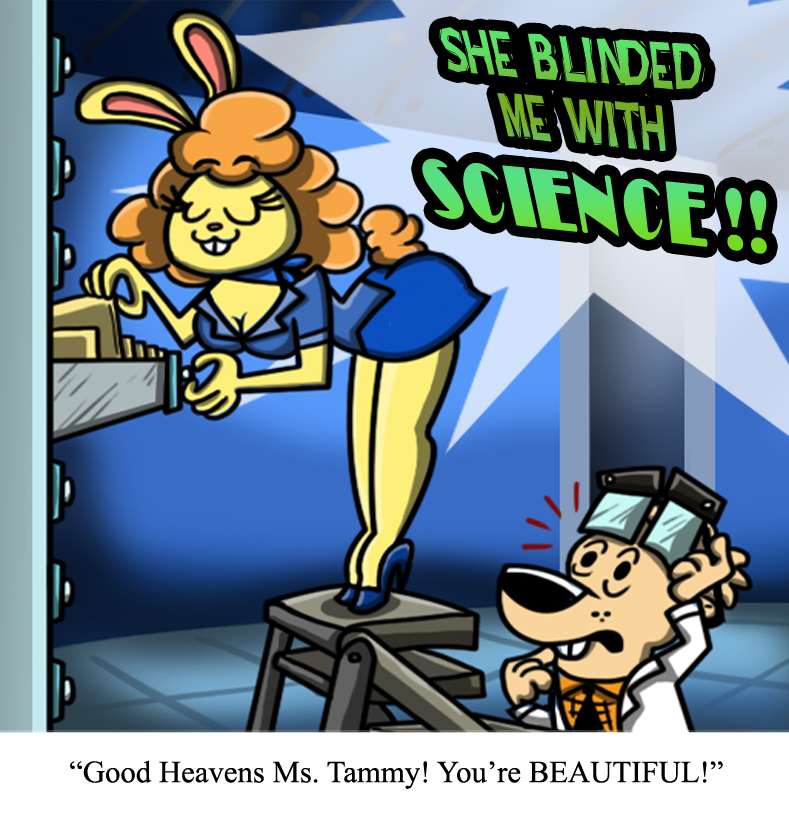professor keswick and tammy (t.u.f.f. puppy and etc) created by shinragod