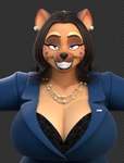 Rating: s
ID: 5278416
Date: 2024-12-31 15:48:31 -0500
Status: active
Score: 102
3d_(artwork) american_flag anthro big_breasts blue_clothing blue_suit bra breasts brown_body brown_eyes brown_fur brown_hair business_suit checkered checkered_background cleavage clothed clothing digital_media_(artwork) ear_piercing ear_ring eyelashes female fur gem hair hyena jewelry kamala_harris long_eyelashes looking_at_viewer mammal meme necklace pattern_background pearl_(gem) pearl_necklace piercing ring_piercing simple_background smile solo spotted_hyena suit twilightv0ids underwear united_states_of_america post #5278416