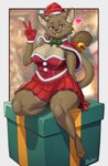 Rating: s
ID: 5272998
Date: 2024-12-28 23:41:43 -0500
Status: active
Score: 39
4_toes 5_fingers absurd_res anthro barefoot bell big_breasts bottomwear breasts brown_body christmas clothing domestic_cat eyewear feet felid feline felis female fingers glasses gloves handwear hat headgear headwear heart_symbol hi_res holidays jingle_bell looking_at_viewer mammal markings mole_(marking) multicolored_body neckline ruribec schrodinger's_pantsu skirt slightly_chubby smile solo tail toes tongue tongue_out two_tone_body post #5272998
