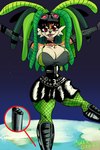 Rating: s
ID: 5628810
Date: 2025-06-08 12:46:06 -0400
Status: active
Score: 1
2:3 alternative_fashion anthro armwear artist_name bat-eared_fox belt big_breasts black_bottomwear black_choker black_clothing black_eyeshadow black_jewelry black_lips black_necklace black_nose black_skirt boker boots bottomwear breasts canid canine chest_tuft choker cleavage clothed clothing corset cybergoth digital_media_(artwork) dreadfalls dreadlocks elbow_gloves eyeshadow eyewear eyewear_on_head female fishnet_armwear fishnet_clothing fishnet_legwear footwear fox fur gloves goggles goggles_on_head goth green_clothing green_legwear handwear jewelry laura_derose legwear lingerie lips makeup mammal necklace orange_body orange_fur platform_boots platform_footwear red_eyes sharp_teeth shirt shoes signature skirt small_waist solo space tank_top teeth text topwear tuft white_body white_fur post #5628810