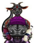 Rating: s
ID: 5552533
Date: 2025-05-06 07:59:04 -0400
Status: active
Score: 5
4:5 alester_nibras anthro big_breasts black_body black_skin bovid breasts caprine demon digital_media_(artwork) female goat hi_res jinn looking_at_viewer mammal muscular muscular_anthro red_eyes solo tattoo yetzer_hara post #5552533
