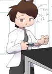 Rating: s
ID: 5551029
Date: 2025-05-05 15:24:54 -0400
Status: active
Score: 5
brown_hair chillin_chillo clothed clothing coat dialogue diesel_fox fully_clothed furniture genetic_engineering genetic_transformation hair hand_transformation human injecting injection lab_coat laboratory male mammal neutral_expression not_furry pre-transformation science_fiction scientific_experiment scientist serum solo standing syringe table topwear transformation volunteer post #5551029