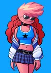 Rating: s
ID: 4839085
Date: 2024-06-08 21:52:51 -0400
Status: active
Score: 8
2024 absurd_res amphibian anthro axey_(wazzaldorp) axolotl belt black_choker black_jewelry black_necklace blue_background bottomwear choker clothing crop_top eyewear female hair hi_res jacket jewelry marine midriff mole_salamander navel necklace pattern_bottomwear pattern_clothing pattern_skirt pink_body pink_hair pink_skin plaid plaid_bottomwear plaid_clothing plaid_skirt real_axolotl_hours salamander shirt simple_background skirt solo sunglasses topwear wazzaldorp post #4839085