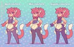 Rating: s
ID: 3994675
Date: 2023-04-15 23:00:37 -0400
Status: active
Score: 95
2022 absurd_res anthro artist_name clothed clothing crossdressing digital_drawing_(artwork) digital_media_(artwork) dipstick_tail domestic_cat english_text fangs felid feline felis femboy gloves hair handwear hi_res kurus legwear looking_at_viewer maid_uniform male mammal markings model_sheet overbite pink_hair purple_clothing purple_legwear purple_thigh_highs shiori_(kurus) signature smile smiling_at_viewer solo standing tail tail_markings teeth text thigh_highs uniform post #3994675