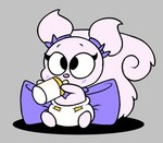 Rating: s
ID: 5352994
Date: 2025-02-05 09:35:59 -0500
Status: active
Score: 16
2023 anthro baby baby_bottle beverage big_bow bow_ribbon clean_diaper clothed clothing diaper drinking female fur grey_background mrvonfuzzlebutt neopet_(species) neopets pigtails pink_body pink_fur simple_background sitting solo usul_(neopets) wearing_diaper young young_anthro young_female post #5352994