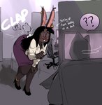 Rating: s
ID: 4761375
Date: 2024-05-04 11:16:22 -0400
Status: active
Score: 35
2023 anklet anthro ass_clapping biped black_hair blush bottomwear butt_clap chair clothing digital_media_(artwork) duo ear_piercing ear_ring ears_up embarrassed english_text eyewear female footwear furniture glasses hair head_turned high_heels honeyboyy jewelry lagomorph leporid long_hair mammal office_chair office_clothing office_worker piercing rabbit ring_piercing shoes skirt sound_effects text tiffany_(honeyboyy) post #4761375