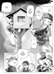 Rating: s
ID: 5563628
Date: 2025-05-11 00:56:49 -0400
Status: pending
Score: 19
2024 absurd_res anthro backpack backwards_baseball_cap backwards_hat baseball_cap billie_(horemheb) biped canid canine chips_(food) clothed clothing comic dialogue duo eating english_text eye_contact eyebrows female fingerless_gloves food fox gloves hair handwear haplorhine hat headgear headkerchief headwear hi_res horemheb jean_(horemheb) kerchief looking_at_another male male/female mammal monkey monochrome open_mouth plant primate shirt short_hair speech_bubble tank_top teeth text tomboy tongue topwear tree tree_house young young_anthro young_female post #5563628