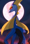 Rating: s
ID: 4761193
Date: 2024-05-04 08:58:39 -0400
Status: active
Score: 19
absurd_res ambiguous_gender anthro blue_body frill_(anatomy) full_moon generation_8_pokemon gigantamax_inteleon gigantamax_pokemon glistening glistening_eyes head_crest head_frill hi_res long_tail looking_at_viewer moon nintendo open_mouth pokemon pokemon_(species) red_eyes solo tail watermark yellow_body zymonasyh post #4761193