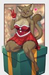 Rating: s
ID: 5273003
Date: 2024-12-28 23:47:20 -0500
Status: active
Score: 23
4_toes 5_fingers absurd_res anthro barefoot bell big_breasts bottomwear breasts brown_body christmas christmas_clothing clothing domestic_cat eyewear feet felid feline felis female fingers glasses gloves handwear heart_symbol hi_res holidays looking_at_viewer mammal markings mole_(marking) multicolored_body neckline ruribec schrodinger's_pantsu skirt slightly_chubby smile solo tail toes tongue tongue_out two_tone_body post #5273003