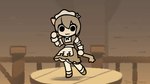 Rating: s
ID: 3762593
Date: 2022-12-20 21:42:31 -0500
Status: active
Score: 174
2022 2d_animation :3 accessory animal_humanoid animated apron artist_name black_eyes bow_(feature) bow_ribbon brown_body brown_clothing brown_dress brown_ears brown_fur brown_hair brown_tail cat_humanoid chibi clothed clothing clothing_bow dancing detailed_background digital_media_(artwork) dress ear_piercing felid felid_humanoid feline feline_humanoid female final_fantasy final_fantasy_xiv frame_by_frame fully_clothed fur furniture hair hair_accessory hair_tie humanoid inside jewelry legwear light_body light_skin looking_at_viewer loop maid_apron maid_headdress maid_uniform mammal mammal_humanoid miqo'te monochrome monotone_body monotone_fur monotone_hair monotone_tail necklace on_table one_eye_closed piercing pigtails pink_inner_ear seamless_loop short_hair short_playtime smile solo square_enix standing table tail temmie_chang temmie_chang_(character) text topwear uniform white_apron white_bow white_clothing white_legwear white_ribbon white_topwear wink wristband post #3762593