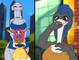 Rating: s
ID: 5679679
Date: 2025-07-01 09:29:50 -0400
Status: active
Score: 99
2025 big_breasts black_eyes blue_hair blush breasts brown_body brown_fur city cityscape clothing collar dra'essa draako dragon dress female feretta fur grey_body grey_skin hair hi_res larger_female meeka_rose mis'alia mythological_creature mythological_scalie mythology non-mammal_breasts nyo_la_nixan_(character) pink_eyes pink_hair proposal scalie silver_skin size_difference smaller_female thick_thighs white_body white_fur white_hair white_skin wide_hips yellow_eyes post #5679679