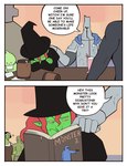 Rating: s
ID: 5538366
Date: 2025-04-29 19:21:43 -0400
Status: active
Score: 101
absurd_res armor beer_mug black_clothing bonnymama7 clothed clothing comic dialogue dress drinking drinking_straw duo elphaba_(bonnymama7) english_text fangs female freckled_face freckles fully_clothed green_body green_skin hair hat headgear headwear heart_symbol hi_res human humanoid knight magic_user male male/female mammal orc orc_lady_(bonnymama7) plate_armor pointy_nose red_hair romantic romantic_couple speech_bubble teeth text the_knight_(bonnymama7) warrior witch witch_hat yusuf_dikec post #5538366