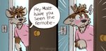 Rating: s
ID: 2446944
Date: 2020-10-14 02:37:25 -0400
Status: active
Score: 105
anthro antlers black_nose blush bottomwear clothing comic darwin_(tinydeerguy) deer dialogue door door_handle doorknob english_text grey_bottomwear grey_clothing grey_pants horn inside light_switch male mammal pants pink_clothing pink_shirt pink_t-shirt pink_topwear shirt solo t-shirt text tinydeerguy topwear post #2446944