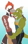 Rating: s
ID: 986546
Date: 2016-09-03 11:48:28 -0400
Status: active
Score: 22
2016 anthro anti_dev avian beak biceps bird bottomwear clothed clothing crew_(anti_dev) digital_media_(artwork) duo facial_hair feathers hi_res horn hug male male/male muscular muscular_male nipples open_mouth pants pecs picid pileated_woodpecker reptile scales scalie shirt simple_background smile standing tank_top teeth tongue topwear whitaker_(anti_dev) woodpecker post #986546