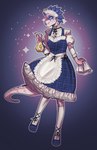 Rating: s
ID: 4654622
Date: 2024-03-13 01:56:37 -0400
Status: active
Score: 21
absurd_res alternative_fashion anthro casual_lolita classic_lolita clothing demi-gigot_sleeves dragon dress female footwear frilly gigot_sleeves hi_res j-fashion knee_highs knee_socks legwear lei_tencie lolita_(fashion) maid_uniform mythological_creature mythological_scalie mythology onieva_oliwing pattern_clothing pink_body pink_scales pink_tail plaid plaid_clothing potion potion_bottle puffy_sleeves purple_body purple_scales scales scalie scaly_tail simple_background smile socks solo tail the_wandering_inn trans_(lore) trans_woman_(lore) uniform post #4654622