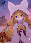 Rating: s
ID: 3832770
Date: 2023-01-25 03:30:27 -0500
Status: active
Score: 57
accessory ambient_arthropod ambient_dragonfly ambient_insect anthro arthropod asian_clothing bell blonde_hair canid canine chromatic_aberration clasped_hands clothed clothing dragonfly dress dutch_angle east_asian_clothing female flower fox fur furgonomics hair hair_accessory hair_ribbon hi_res hood insect japanese_clothing kemono kemoribbon kimono long_hair looking_at_viewer mammal outside plant purple_eyes ribbons shiromuku smile solo spider_lily sunset wedding_dress yellow_body yellow_fur young post #3832770