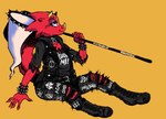 Rating: s
ID: 2221549
Date: 2020-04-18 15:27:12 -0400
Status: active
Score: 49
acab against_me! ajj_(band) alternative_fashion anarchist anarchy_symbol animal_crossing anthro antifa bad_religion band_shirt black_sabbath bracelet butterfly_net chameleon choker clothing crass_(band) crust_pants crust_punk curled_tail days_n'_daze flick_(animal_crossing) gutter-bunny hi_res jewelry lizard male misfits_(band) necklace net nintendo nofx patch_(fabric) patched_clothing politics print_clothing print_shirt print_t-shirt print_topwear punk red_body red_scales reptile scales scalie shirt sitting solo spiked_bracelet spikes t-shirt tail three_arrows_(symbol) topwear post #2221549