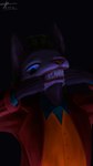 Rating: s
ID: 4078277
Date: 2023-05-28 14:03:07 -0400
Status: active
Score: 4
9:16 absurd_res anthro batman_(series) black_body black_fur black_tie_(suit) blue_eyes clothed clothing dc_comics digital_media_(artwork) felid feline female ferrn fur green_hair hair hi_res huge_filesize joker_(2019_film) lips looking_at_viewer mammal painted_(disambiguation) pantherine red_lips red_nose shirt simple_background solo suit teeth teeth_showing the_joker topwear toshi_(ferrn) vest white_face post #4078277