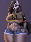 Rating: s
ID: 5154312
Date: 2024-11-01 14:58:49 -0400
Status: active
Score: 90
2024 anthro aozee artist_name bedroom_eyes big_breasts black_hair bottomwear breasts canid canine canis clothing collar crop_top curvy_figure denim denim_bottomwear denim_clothing denim_shorts digital_drawing_(artwork) digital_media_(artwork) eyelashes female fingers fur grey_body grey_fur hair hi_res hourglass_figure huge_breasts huge_hips huge_thighs long_hair looking_at_viewer mammal midriff narrowed_eyes navel nhl purple_eyes seductive shirt shorts simple_background small_waist smile solo spiked_collar spikes text thick_thighs topwear under_boob vegas_golden_knights vivien_(midnghtdemn) voluptuous voluptuous_anthro voluptuous_female watermark wide_hipped_anthro wide_hipped_female wide_hips wolf post #5154312