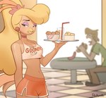 Rating: s
ID: 5586081
Date: 2025-05-20 13:38:04 -0400
Status: active
Score: 36
anthro avian background_character belly beverage bird bottomwear clothing crop_top don_bluth female food galliform goldie_pheasant hanna-barbera lidded_eyes looking_at_viewer male mammal midriff philtomato piercing rock-a-doodle scooby-doo_(series) serving_tray shaggy_rogers shirt shorts solo topwear waiter post #5586081