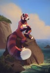 Rating: s
ID: 5538054
Date: 2025-04-29 15:24:20 -0400
Status: active
Score: 8
2023 4_fingers 4_toes ailurid anthro black_markings black_nose casual_nudity cheek_tuft chest_tuft closed_smile cloud day facial_tuft feet fingers fur hair hi_res male mammal markings mouth_closed mylafox neck_tuft nude orange_markings outdoor_nudity outside pink_eyes pink_hair purple_markings red_body red_fur red_panda ring_(marking) ringed_tail rock shoreline sitting smile solo striped_markings striped_tail stripes tail tail_markings tasteful_nudity toes tuft water whiskers white_body white_fur post #5538054