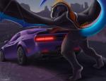 Rating: s
ID: 2170822
Date: 2020-03-04 23:12:49 -0500
Status: active
Score: 11
2020 anthro asphalt claws day desert detailed_background digital_media_(artwork) dinosaur dodge_(brand) dodge_challenger dodge_hellcat dragon dry_grass evo grass green_eyes grey_body horn hybrid leaning leaning_forward looking_back male membrane_(anatomy) membranous_wings multicolored_body multicolored_tail multicolored_wings mythological_creature mythological_scalie mythology nude outside plant prehistoric_species raised_tail reptile road scales scalie sharp_teeth signature sky solo spread_wings tail tail_lights teeth toe_claws vehicle wings yami_griffin post #2170822