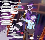 Rating: s
ID: 5637239
Date: 2025-06-12 09:22:32 -0400
Status: active
Score: 1
2023 anthro brainwashing button_(fastener) canid canine canis chair clothing collared_shirt crossed_legs dialogue domestic_dog dress_shirt duo first_person_view furniture happy_trance hat headgear headwear hi_res hypnosis looking_at_mirror looking_at_object male male/male mammal memory_erasure mind_control mirror mirror_reflection necktie paxton_stranger paxton_stranger_(character) pink_eyes procyonid raccoon reflection ringed_eyes shirt sitting smile smirk smug speech_bubble top_hat topwear vest post #5637239