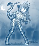 Rating: s
ID: 5120411
Date: 2024-10-16 23:53:51 -0400
Status: active
Score: 120
2024 adobe_photoshop_(artwork) anthro blue_and_white bodypaint bone breasts casual_nudity chest_tuft claws conditional_dnp digital_media_(artwork) digitigrade featureless_breasts featureless_crotch felid female flora_(twokinds) fur glowing halloween hand_on_hip hi_res holidays keidran looking_at_viewer mammal markings monochrome navel nude open_mouth open_smile pantherine pose pupils skeleton skeleton_bodypaint sketch slit_pupils smile solo striped_body striped_fur striped_markings striped_tail stripes tail tail_markings tiger tom_fischbach tuft twokinds post #5120411