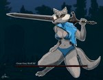 Rating: s
ID: 5318977
Date: 2025-01-20 06:59:14 -0500
Status: active
Score: 15
anthro anthrofied big_breasts breasts canid canine canis dark_souls elske english_text female female_anthro fingers fromsoftware fur great_grey_wolf_sif great_sword greatsword grey_body grey_fur hi_res holding_melee_weapon holding_object holding_sword holding_weapon mammal melee_weapon navel solo sword text weapon wolf post #5318977
