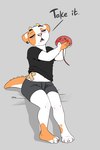 Rating: s
ID: 2776866
Date: 2021-06-08 20:58:26 -0400
Status: active
Score: 18
2021 4_toes anthro bandage barefoot bottomwear breasts claws clothed clothing digital_media_(artwork) ear_piercing eyes_closed feet felid feline female hi_res horn hybrid kidney mammal open_mouth organ_donation organ_donor organ_removal organs paws piercing plantigrade shirt shorts simple_background sitting smileeeeeee sun_(smu) t-shirt teeth text toes tongue topwear unknown_species post #2776866