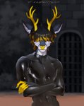 Rating: s
ID: 4970719
Date: 2024-08-07 19:45:16 -0400
Status: active
Score: 20
2024 5_fingers anthro antlers athletic athletic_anthro athletic_male biped black_body black_ears black_fur black_hair blonde_highlights brick_wall claws clothing colored crossed_arms cruppz deep_navel deer depth_of_field digital_media_(artwork) digital_painting_(artwork) dungeon finger_claws fingers fur gate glistening glistening_clothing grey_body grey_fur hair hair_over_eyes half-length_portrait hi_res highlights_(coloring) horn latex latex_clothing latex_skinsuit looking_ahead looking_at_viewer male mammal messy_hair multicolored_body multicolored_fur navel painting_(artwork) pecs portrait shaded shadow signature skinsuit solo standing tight_clothing tsupunya wall_(structure) white_body white_claws white_fur white_inner_ear yellow_antlers yellow_fingers yellow_nose post #4970719