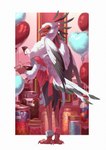 Rating: s
ID: 3910439
Date: 2023-03-05 17:38:26 -0500
Status: active
Score: 29
4_toes absurd_res accipitriform ambiguous_gender anisodactyl anklet anthro apron avian avian_feet balloon beak bird black_body black_feathers bowl brown_eyes candy chocolate claws clothing container cooking dessert digitigrade eyelashes feathered_wings feathers feet food geometric_balloon heart_balloon heart_symbol hi_res inflatable inside jewelry kogiku_10 looking_at_viewer looking_back mylar_balloon open_mouth open_smile secretary_bird semi-anthro shaped_balloon smile solo spatula standing tail tail_feathers toe_claws toes tools white_body white_feathers wings post #3910439