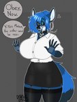 Rating: s
ID: 5047433
Date: 2024-09-13 09:28:31 -0400
Status: active
Score: 142
2024 absurd_res anthro big_breasts biped bottomwear breasts clothing collar control_collar doodle_dip ear_piercing ear_ring ears_up english_text eyewear facial_piercing female glasses hair hi_res huge_breasts hyena hypnosis hypnotic_clothing mammal mind_control nose_piercing nose_ring open_mouth piercing ring_piercing round_glasses septum_piercing septum_ring shepard_(vakarian017) shirt short_hair signature simple_background skirt solo speech_bubble tail text topwear post #5047433