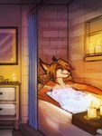 Rating: s
ID: 3670344
Date: 2022-11-04 13:53:25 -0400
Status: active
Score: 76
3:4 acidic anthro autumn_(praexon) bathing bathroom bathtub blonde_hair bubble candle canid canine closed_smile colored_sketch eyes_closed female fox freckles fur hair hi_res inside long_hair mammal medium_hair mirror mouth_closed nude orange_body orange_fur orange_hair partially_submerged peaceful reclining sketch smile solo tan_body tan_fur unsigned post #3670344
