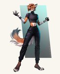 Rating: s
ID: 5657806
Date: 2025-06-21 10:26:29 -0400
Status: active
Score: 0
absurd_res anthro artist_name black_bottomwear black_clothing black_collar black_pants black_tail black_topwear bottomwear canid canine cheek_tuft clothed clothing collar eyelashes facial_tuft female front_view full-length_portrait fur hair hi_res mammal marie_merkh orange_body orange_fur orange_hair orange_tail pants portrait red_eyes solo spiked_collar spikes standing tail text topwear tuft white_body white_fur white_tail post #5657806