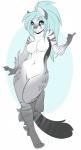 Rating: s
ID: 432091
Date: 2014-01-23 15:48:12 -0500
Status: active
Score: 62
2014 aimi anthro blue_eyes blue_hair breasts digital_media_(artwork) feathers featureless_breasts felid female fur grey_body grey_fur hair hi_res long_hair looking_at_viewer mammal navel nude ponytail pose solo wide_hips post #432091