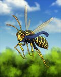 Rating: s
ID: 5589647
Date: 2025-05-21 23:51:57 -0400
Status: active
Score: 3
2020 4:5 6_legs ambiguous_gender antennae_(anatomy) arthropod artist_name black_body black_exoskeleton blue_scarf brown_sclera day digital_drawing_(artwork) digital_media_(artwork) exoskeleton eyebrows feral flying hymenopteran insect insect_wings looking_at_viewer moth_monarch outside scarf solo text url wasp wings yellow_body yellow_exoskeleton post #5589647