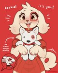 Rating: s
ID: 5184034
Date: 2024-11-15 15:13:09 -0500
Status: active
Score: 336
2024 anthro artist_name bull_terrier bullseye_(target) canid canine canis clothed clothing collar crossgender dialogue domestic_dog emanata english_text eye_patch_(marking) eyebrows eyelashes eyes_closed facial_markings female head_markings hi_res holding_object holding_plushie hunting_dog jayrnski mammal markings mascot open_mouth open_smile patch_(marking) plushie red_background red_clothing simple_background smile solo spot_(jayrnski) tail target_corporation terrier text post #5184034