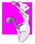 Rating: s
ID: 4100334
Date: 2023-06-09 09:09:57 -0400
Status: active
Score: 21
4:5 ambiguous_gender anthro butt generation_1_pokemon hands_behind_head hi_res legendary_pokemon mewtwo nintendo pokemon pokemon_(species) purple_eyes purple_tail raised_arms simple_background solo tail unavailable_at_source xmetalhusky post #4100334
