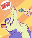 Rating: s
ID: 1079905
Date: 2016-12-17 04:30:19 -0500
Status: active
Score: 51
5:6 american_opossum anthro bamga broccoli cutlery disembodied_hand duo feeding flat_colors food frown hi_res kitchen_utensils leaning leaning_backward male mammal marsupial plant puggy reaction_image signature snarling solo_focus speech_bubble spoon tongue tongue_out tools vegetable virginia_opossum whiskers post #1079905