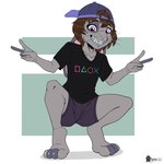 Rating: s
ID: 5536497
Date: 2025-04-28 16:06:32 -0400
Status: active
Score: 9
1:1 2025 4_toes 5_fingers anthro backwards_cap backwards_hat barefoot bottomwear braces buckteeth child claws clenched_teeth clothed clothed_anthro clothed_female clothing colored crouching double_v_sign eyebrows feet female female_anthro fingers front_view full-length_portrait fully_clothed fully_clothed_anthro fully_clothed_female fur gesture glistening glistening_eyes grin grinning_at_viewer hair hand_gesture hat headgear headwear humanoid_hands iris lagomorph leporid long_ears looking_at_viewer mammal marcushunter paws playstation_button_symbol portrait pupils purple_eyes rabbit shirt short_hair shorts signature simple_background smile smiling_at_viewer solo t-shirt teeth toe_claws toes tomboy topwear v_sign whiskers wide_eyed young young_anthro young_female post #5536497