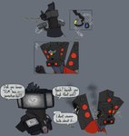 Rating: s
ID: 5545669
Date: 2025-05-03 06:51:24 -0400
Status: active
Score: 0
alternate_species canid canine canis clothed clothing dialogue electronics english_text felid feline feral for_a_head furrification group herpestid hi_res humor joke machine male mammal mongoose object_head puppyratcat robot screen screen_face screen_head sequence silly simple_background skibidi_toilet television text trio tv_head twitching_tail wounded post #5545669