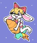 Rating: s
ID: 5163297
Date: 2024-11-05 21:30:03 -0500
Status: active
Score: 4
anthro blonde_hair carrot drawfag female floppy_ears food fur hair lagomorph leporid lop_ears low_res mammal plant punky_bunny_(lmcobra) rabbit solo space thumbnail vegetable white_body white_fur post #5163297