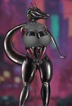 Rating: s
ID: 5082079
Date: 2024-09-29 12:11:37 -0400
Status: active
Score: 13
alester_nibras anthro big_breasts black_body black_skin breasts clothed clothing crocodile crocodilian demon female hi_res horn jinn muscular muscular_anthro red_eyes reptile scalie solo tail tattoo yetzer_hara post #5082079