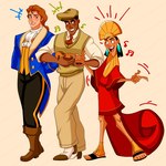 Rating: s
ID: 5644504
Date: 2025-06-15 16:54:54 -0400
Status: active
Score: 7
1:1 absurd_res ascot beast_(disney) beauty_and_the_beast black_hair boots brown_hair clothed clothing crown disney footwear group hair hat headdress headgear headwear hi_res human kuzco male mammal music musical_instrument musical_symbol necktie open_mouth playing_music ponytail prince prince_naveen robe royalty samu_disneyart sandals shoes simple_background smile symbol the_emperor's_new_groove the_princess_and_the_frog trio walking post #5644504