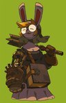 Rating: s
ID: 3297578
Date: 2022-04-24 15:36:13 -0400
Status: active
Score: 40
alternative_fashion anthro bent_arm biped black_blouse black_clothing black_topwear blonde_hair blouse book bottomwear brown_clothing brown_gloves brown_handwear brown_headwear clothed clothing colored cross cybernetic_arm cybernetic_limb cybernetics cyborg digital_media_(artwork) eyes_closed eyewear female front_view fully_clothed fur glasses gloves green_background hair half-length_portrait handwear headgear headwear hi_res holding_mace holding_melee_weapon holding_object holding_weapon lagomorph leporid mace machine mammal mech_bun_(niking) mechanical_arm melee_weapon monotone_body monotone_fur monotone_hair niking nun open_mouth pink_inner_ear pink_nose pipe portrait prosthetic prosthetic_arm prosthetic_limb rabbit shaded short_hair simple_background skirt solo standing steampunk topwear weapon weapon_on_shoulder white_body white_bottomwear white_clothing white_ears white_fur white_skirt post #3297578