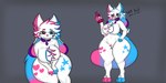 Rating: s
ID: 4351369
Date: 2023-10-14 01:05:14 -0400
Status: active
Score: 29
2:1 absurd_res anthro big_breasts breasts canid canine canis chest_tuft crystal_sprinkles curvy_figure domestic_cat domestic_dog featureless_breasts featureless_crotch felid feline felis female fur hi_res hybrid mammal nonbinary_(lore) solo standing the_kittydog_story thick_thighs tuft white_body white_fur wide_hips xionthedog post #4351369