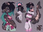 Rating: s
ID: 5553847
Date: 2025-05-06 19:55:03 -0400
Status: active
Score: 6
absurd_res akiko_samemoto_(blargen69) anthro armwear big_tail black_body black_hair black_skin boots bracelet breasts chain claws clothed clothing collar cornrows costume dark_body dark_skin dress ear_piercing female fish fishnet_armwear fishnet_clothing fishnet_leggings fishnet_legwear footwear fully_clothed gills green_hair grey_body grey_skin group hair hi_res high_heeled_boots high_heels jewelry leggings legwear long_hair margo_baghdasaryan marine mature_anthro mature_female model_sheet multicolored_body multicolored_hair necklace non-mammal_breasts piercing purple_eyes scar shark shark_fin shark_tail shoes sleeper_shark small_breasts spiked_bracelet spiked_collar spikes squaliform tail torn_clothing two_tone_body two_tone_hair wide_hips yokai_love_you! post #5553847